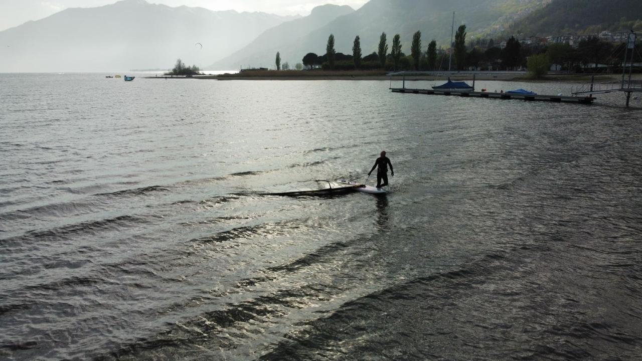 Camping Hotel Au Lac De Como Sorico Exterior foto